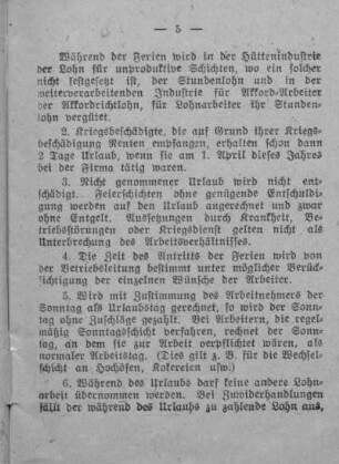 II. Lohnzahlungen.
