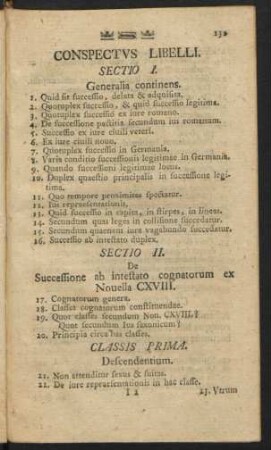 Conspectus Libelli.