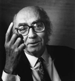 José Saramago (1922-2010; portugiesischer Schriftsteller). Lissabon, 1991