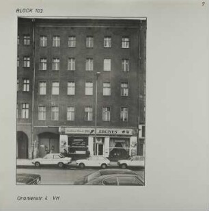 Fotografie: Oranienstr. 4, 1983
