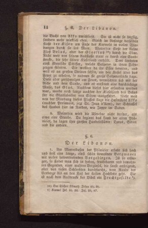 § 6. Der Libanon.