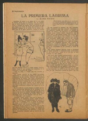 La primera lágrima : [Cuento] Ilustraciones de Martínez Ferrer.