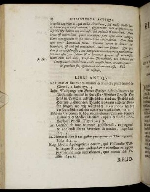 Libri Antiqui.