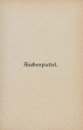 Aschenputtel