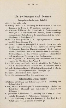 23-24, Katholisch-theologische Fakultät