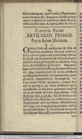 Capitis Primi