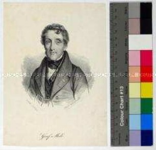 Porträt des französischen Politikers und Schriftstellers Comte Louis-Mathieu Molé