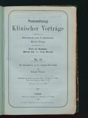 Die Streitpunkte in der Puerperalfieberfrage