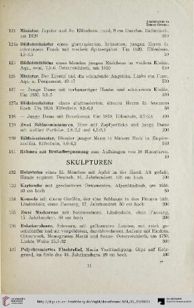 Skulpturen(Nr. 132-137)