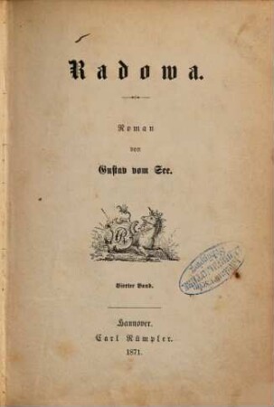 Radowa : Roman, 4. Band