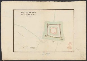Plan du Chasteav de la Motte av Bois