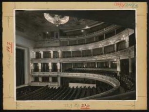 Neues Theater, Leipzig: Ansicht Bühne und Zuschauerraum