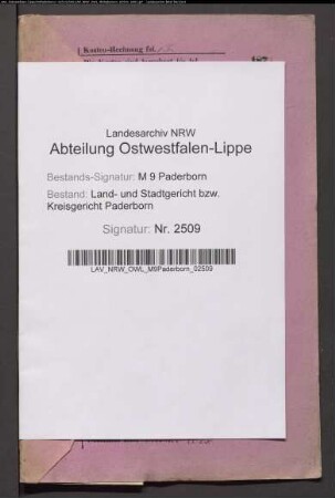 Erblasser: Willeke, Gertrud: