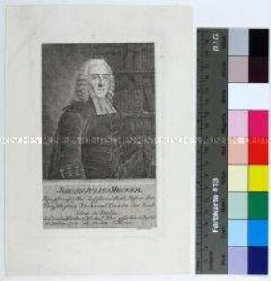 Porträt des Theologen und Schuldirektors Johann Julius Hecker