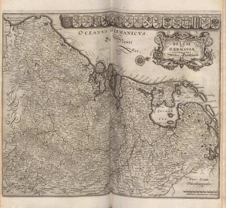 Belgii sive Germania Inferioris. Nider-Teutschlandt.