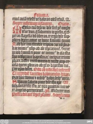 Ordo ad visita[n]du[m] infirmu[m]