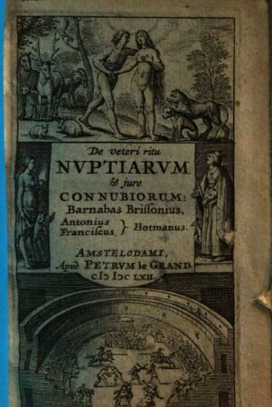 De veteri ritu nuptiarum et iure connubiorum
