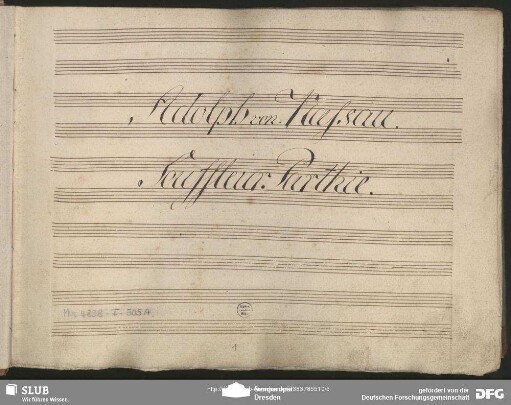 Kaiser Adolph von Nassau - Mus.4838-F-505A : V (7), Coro, b