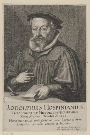 Bildnis des Rodolphus Hospinianus