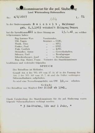 Reichelt, Waldemar
