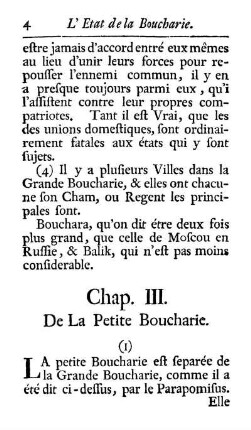 Chap. III. De La Petite Boucharie.