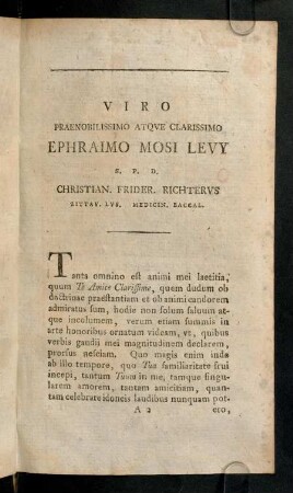 3-12, Tanta omnino est animi mei laetitia ...