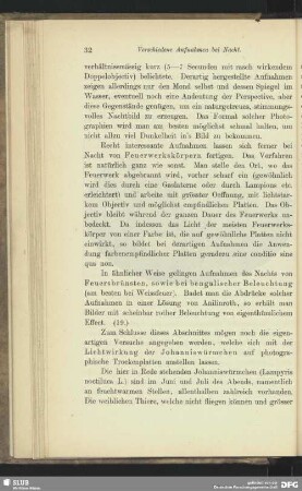 Von Feuerwerkskörpern.