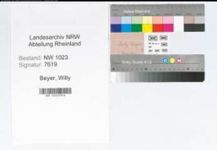 Entnazifizierung Willy Beyer , geb. 30.12.1892 ()
