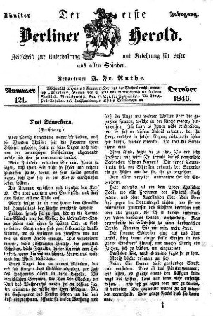 Nummer 121, October 1846