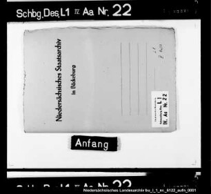 Amts- und Hausordnung der Grafschaft Schaumburg
