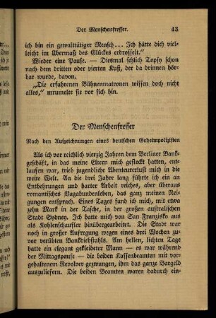 43-55, Der Menschenfresser