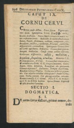 Caput IX. De Cornu Cervi.