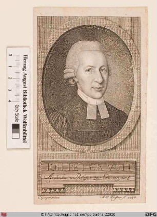 Bildnis Johann Peter Voit
