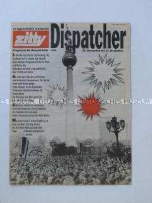 Sonderdruck (Beilage) der (West)-Berliner Stadtzeitung "zitty" für Ost-Berlin