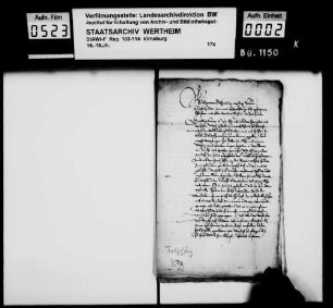 Berichte und Untersuchungen über Straftaten von Untertanen in der Vogtei Dreis und aus der Grafschaft Virneburg.