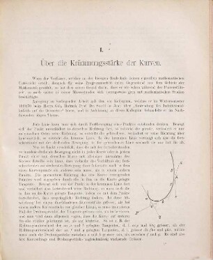 Ueber die Krümmungsstärke der Kurven und der doppelt gekrümmten Linien
