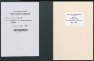 Anfertigung des Kämmereietats der Stadt Herford