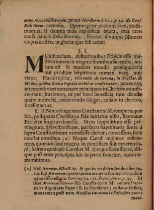 Diss. hist. de noxia principum in clericos munificentia