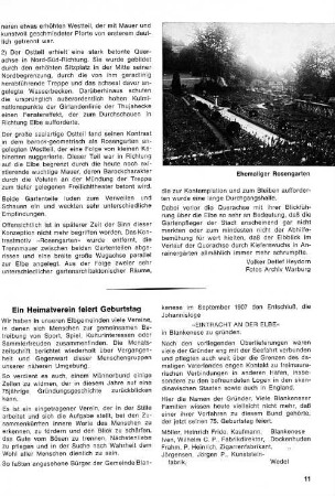 Ein Heimatverein feiert Geburtstag
