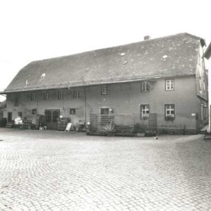 Colditz-Thumirnicht, Thumirnichter Platz 12. Vierseithof. Wohnstallhaus. Hofansicht