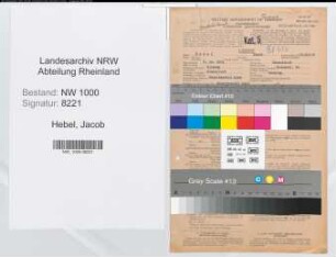 Entnazifizierung Jacob Hebel, geb. 06.10.1891 (Bankangest.)