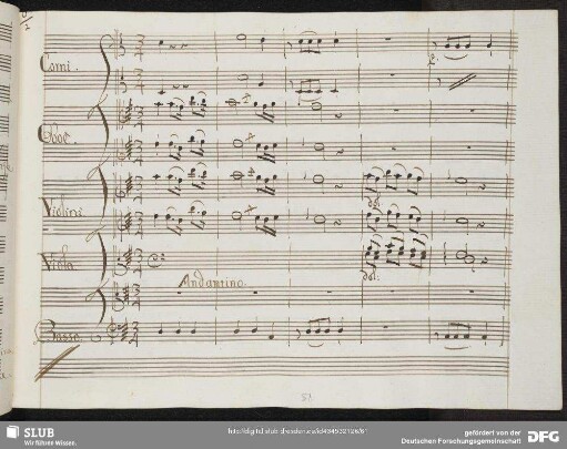 Cavatina: Piango il ben così