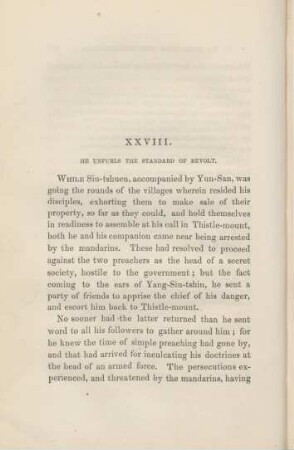 XXVIII. He unfurls the standards of the revolt