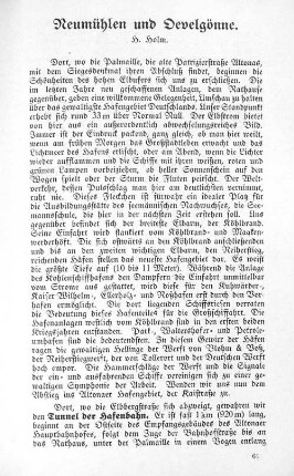 Neumühlen und Oevelgönne.