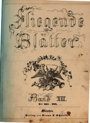 Fliegende Blätter. 12 = Nr. 265 - 288. [1850]