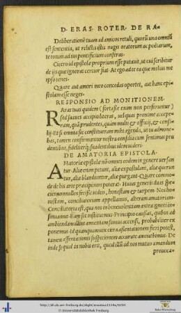 De Amatoria Epistola