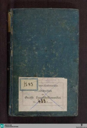 „Stilbuch“, Auszüge zu lateinischen Stilen - K 3383