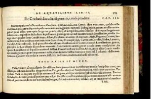 De Crustatis locustarii generis, cauda praeditis. Cap. III.