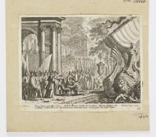 Abschied des Aeneas von Dido, aus: "Historische und mythologische Darstellungen"