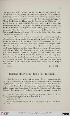 16: Bericht über eine Reise in Bosnien, [1]